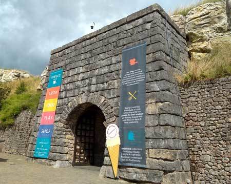 Entrance to Rheged Centre, the  host of a recent Lego UK exhibition